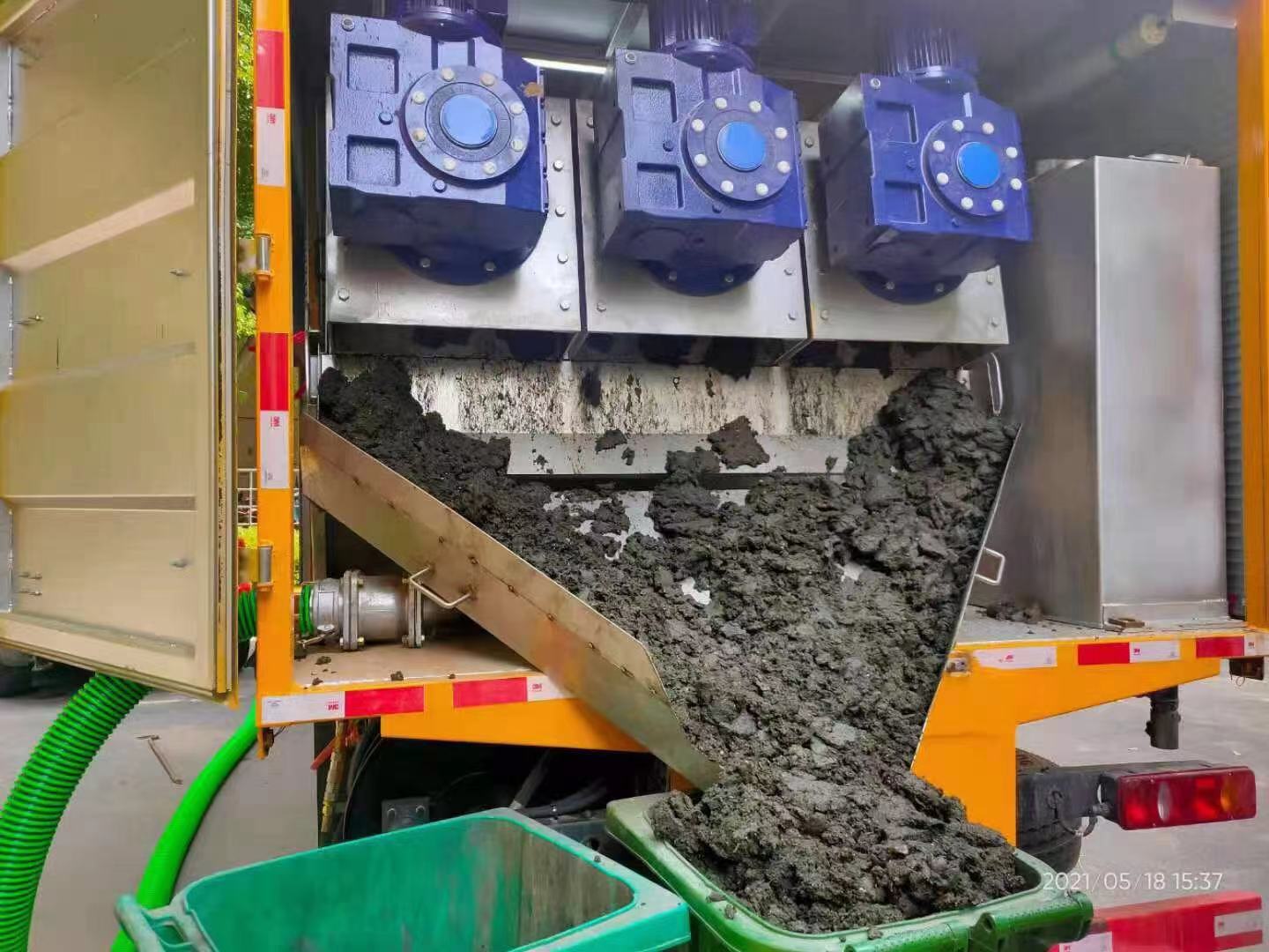 济源化粪池清掏城市维护站-泥浆净化干湿分离处理